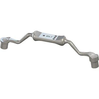 Держатель для втулки Ø 3.7 мм, ограничитель глубины на 1 мм/3 мм, Stainless Steel