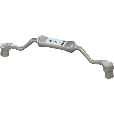 Держатель для втулки Ø 4.2 мм, ограничитель глубины на 1 мм/3 мм, Stainless Steel