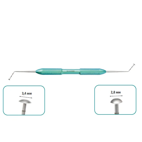 Кюрета для синус-лифтинга, титановая рукоятка, общая длина 178 мм, арт: 04.14.0000