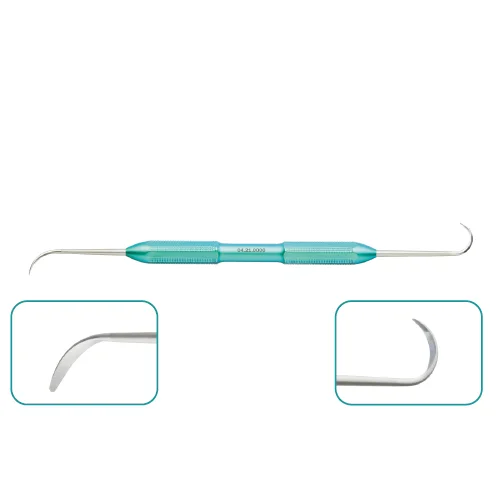 Кюрета для синус-лифтинга, титановая рукоятка, общая длина 178 мм, арт: 04.21.0000