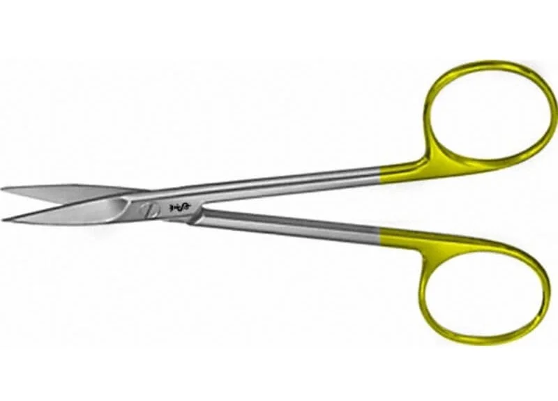 Ножницы препаровальные. DUROTIP, изогнутые. Длина 120 мм, арт: DO209R