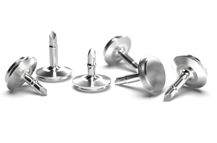 Пины безударные Эндокарбон для фиксации мембран, размер пина: 2,7 мм., 25шт., арт: Psu-01-27/25