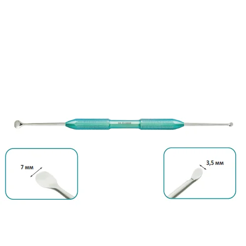 Распатор, титановая рукоятка, общая длина 178 мм, арт: 04.22.0000