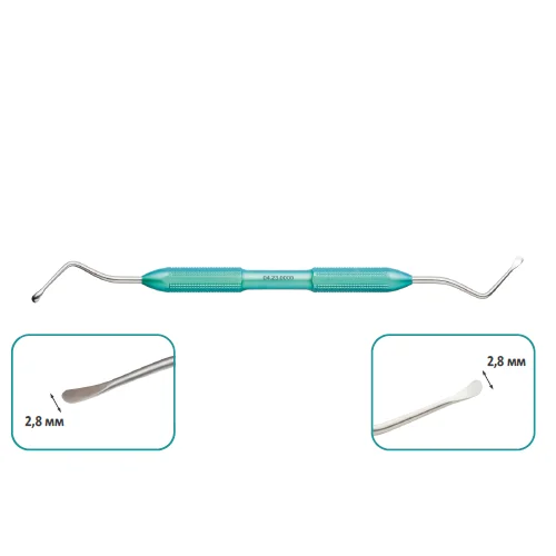 Распатор, титановая рукоятка, общая длина 178 мм, арт: 04.23.0000