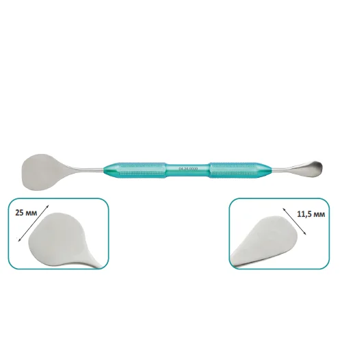 Распатор, титановая рукоятка, общая длина 178 мм, арт: 04.24.0000