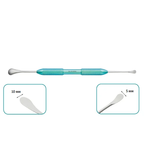 Распатор, титановая рукоятка, общая длина 178 мм, арт: 04.30.0001