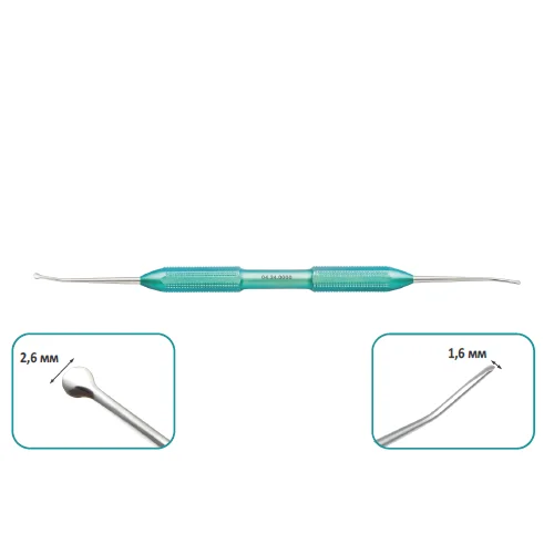 Распатор туннельный, титановая рукоятка, общая длина 178 мм, арт: 04.34.0000