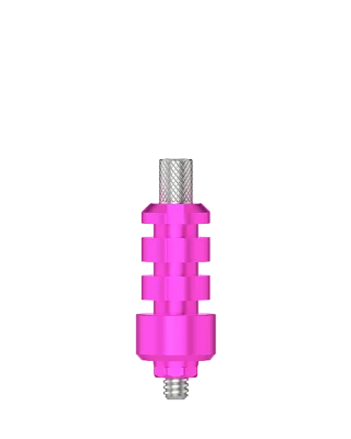 Слепочный трансфер для открытой ложки, короткий, включая винт для фиксации, RN 4,8