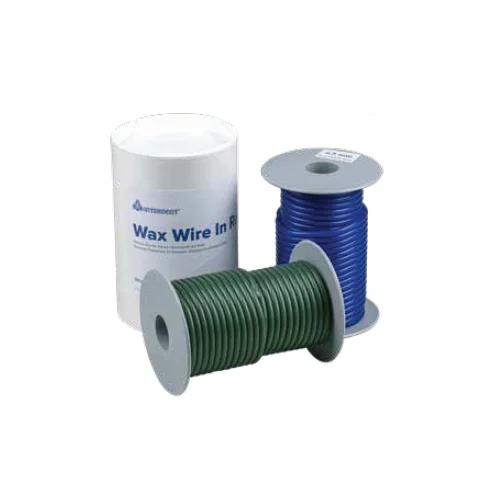 Восковая зуботехническая проволока, круглая, средней твёрдости, синяя, диаметр 3,0 мм, на катушке 250 гр., арт: 253